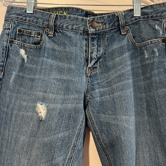 J Crew Matchstick Distressed Jeans. Size 31. - Picture 2 of 14